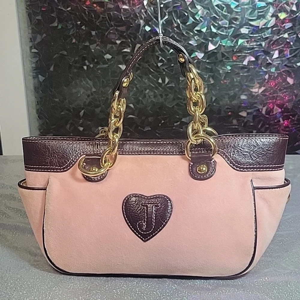 Y2k Juicy Couture Pink Velour Baby Mini Daydream Fluffy RARE HTF